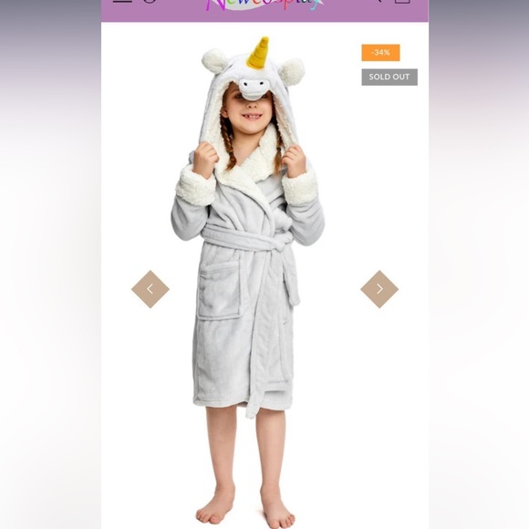 Unicorn robe - Picture 1 of 2